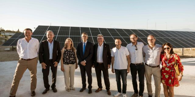 Ολυμπία Οδός: Τελετή εγκαινίων του προγράμματος ηλιακής ενέργειας κατά μήκος του αυτοκινητόδρομου Αθηνών-Πατρών
