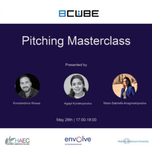 Διαδικτυακό workshop «Pitching masterclass» την Πέμπτη 26 Μαΐου