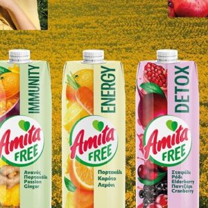 Coca-Cola Τρία Έψιλον: Νέες γευστικές προτάσεις Amita Free