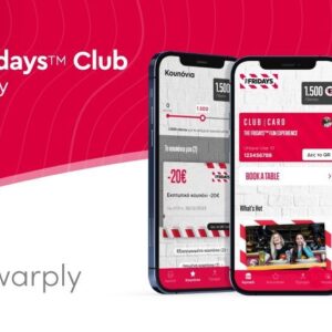 Τα TGI Fridays ανέθεσαν στη Warply το νέο loyalty πρόγραμμα και το mobile app «Fridays Club»