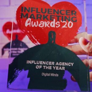 H Digital Minds «Influencer Agency of the Year» για δεύτερη συνεχόμενη χρονιά