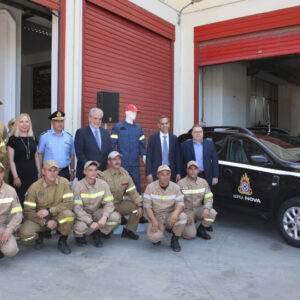Nova - Wind: Δωρεά οχήματος και αναγκαίου εξοπλισμού στην Πυροσβεστική