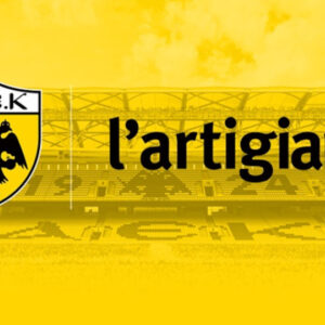 l’artigiano & AEK: Επέκταση χορηγικής συνεργασίας