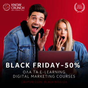 Όλα τα βραβευμένα digital marketing e-learning course της Knowcrunch -50%