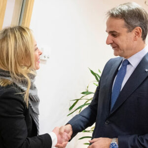 Μητσοτάκης και Μελόνι συζητούν για εμπόριο, επενδύσεις, υποδομές, ενέργεια και μεταναστευτικό