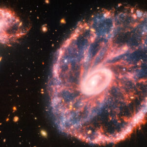 NASA: Φωτογραφίες του μακρινού γαλαξία Cartwheel από το διαστημικό τηλεσκόπιο James Webb