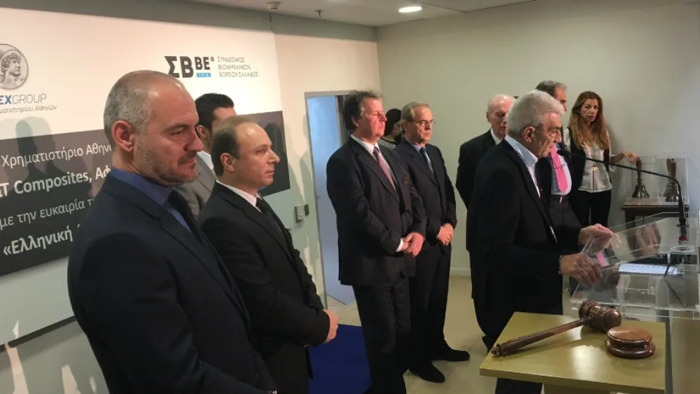 Ο Πρόεδρος του ΣΒΒΕ Α. Σαββάκης κήρυξε την έναρξη της συνεδρίασης του ΧΑ