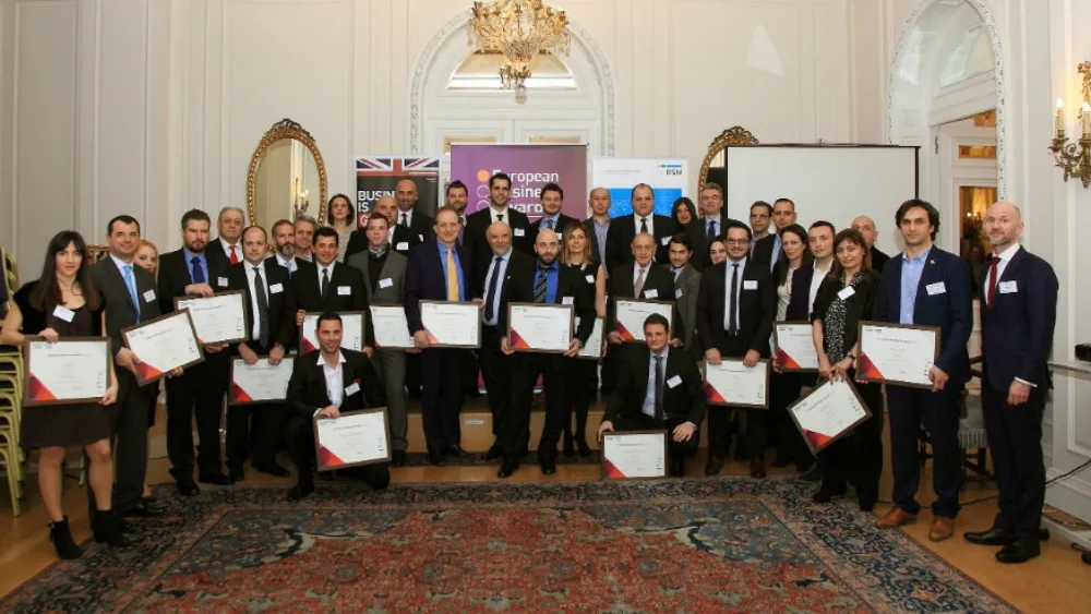 Βραβεύτηκαν από την RSM οι National Champions για τα European Business Awards 2015/16