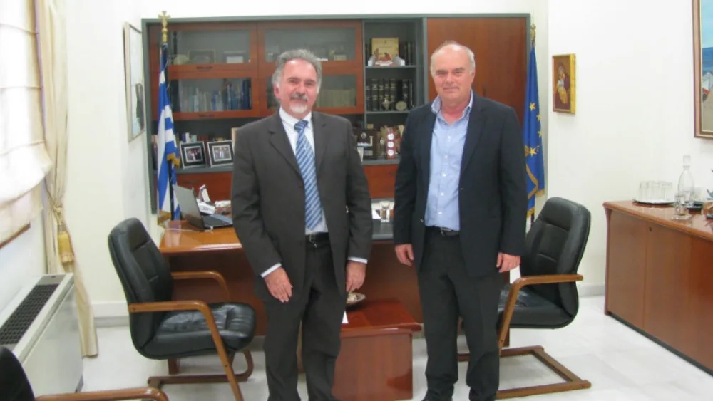 Συνάντηση με θέμα τη διασύνδεση του Πανεπιστημίου Κρήτης με την επιχειρηματική κοινότητα