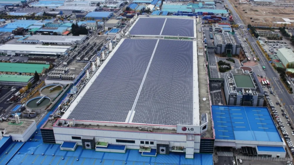 Η LG Electronics επενδύει 435 εκατομμύρια δολάρια επιπλέον για την παραγωγή φωτοβολταϊκών μονάδων