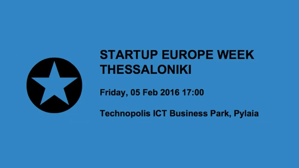 Την Παρασκευή το Startup Europe Week Thessaloniki