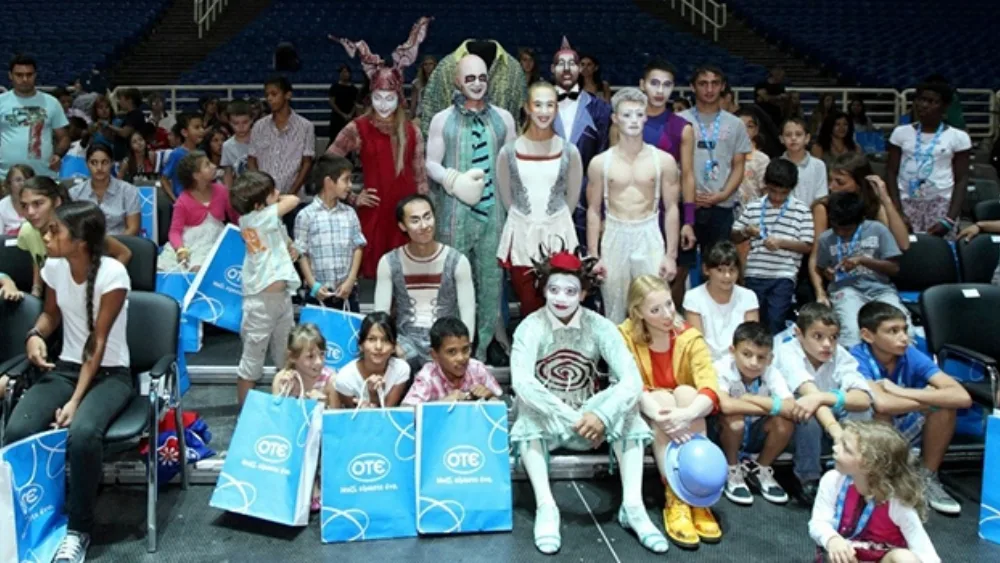 Περισσότερα από 500 παιδιά από ΜΚΟ στη νέα παράσταση Quidam του “Cirque du Soleil”, με μεγάλο χορηγό τον ΟΤΕ
