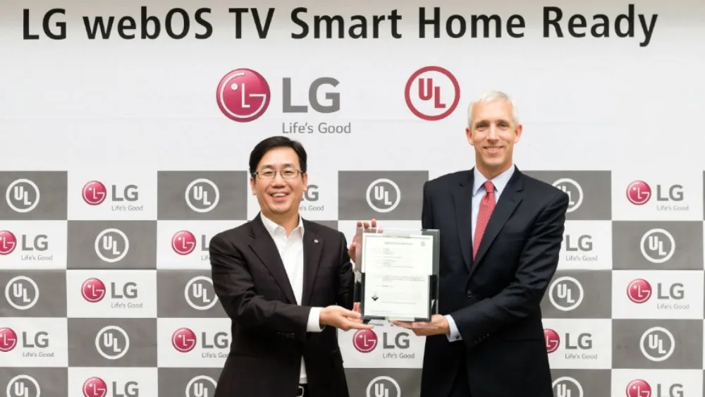 Η πλατφόρμα LG WEBOS 3.0 λαμβάνει πιστοποίηση από τον οργανισμό UL για τη Smart Home ετοιμότητά του