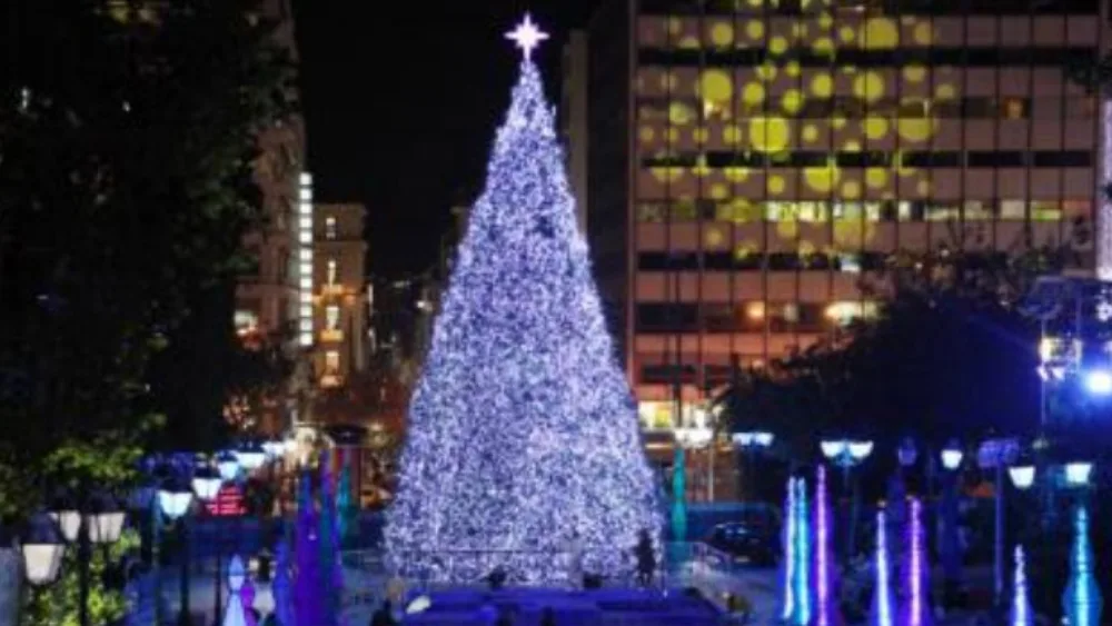 Την Τρίτη 24 Νοεμβρίου στο Σύνταγμα η φωταγώγηση της Αθήνας