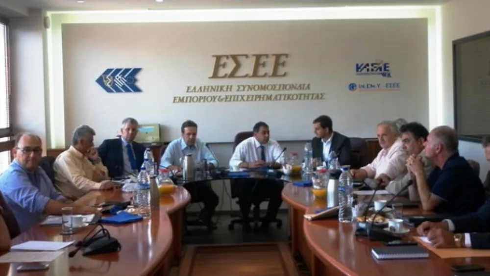 Συνάντηση ΕΣΕΕ – «Ποταμιού» στα γραφεία της ΕΣΕΕ