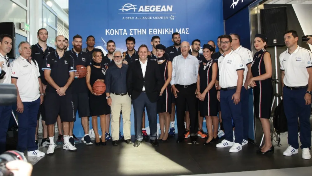 Η AEGEAN ανακοινώνει την υποστήριξή της στις Εθνικές Ομάδες Μπάσκετ