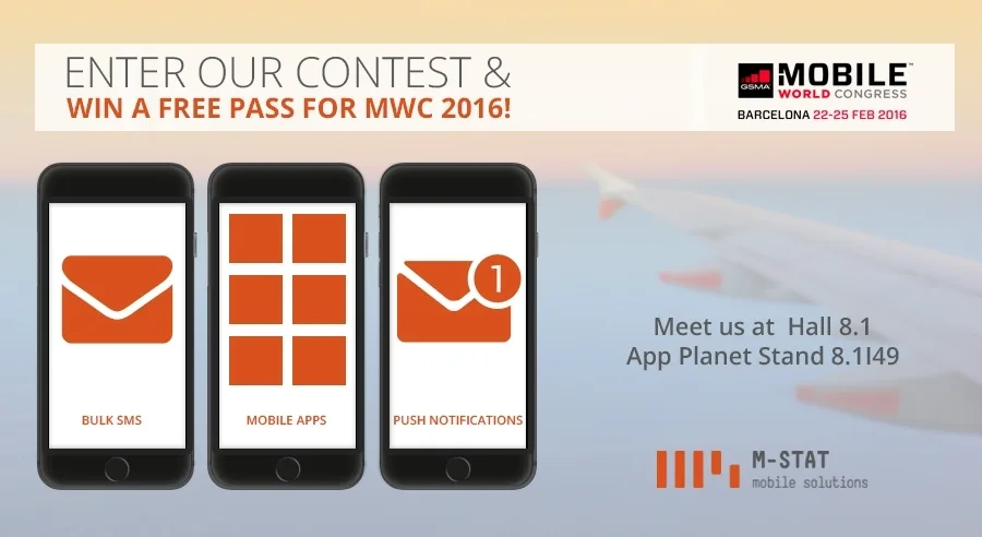Η M-STAT σας κάνει δώρο 1 πάσο εισόδου για το Μobile World Congress 2016