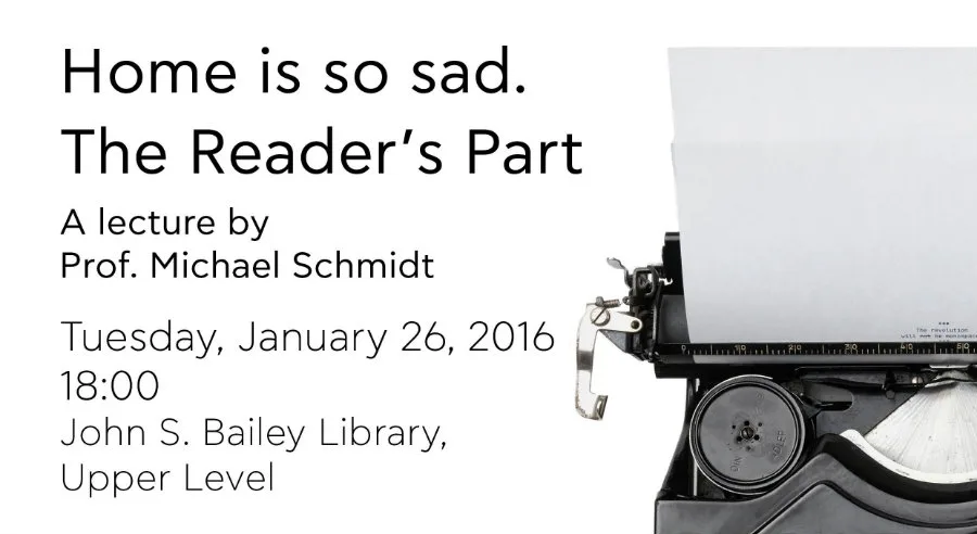 Διάλεξη του καθηγητή, συγγραφέα και εκδότη Michael Schmidt στο DEREE