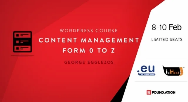 Found.ation: Σεμινάριο WordPress, Διαχείριση μιας ιστοσελίδας από το 0 έως το Ω