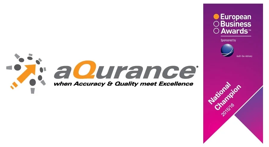 H Aqurance ανάμεσα στους εθνικούς νικητές των European Business Awards 2015/16