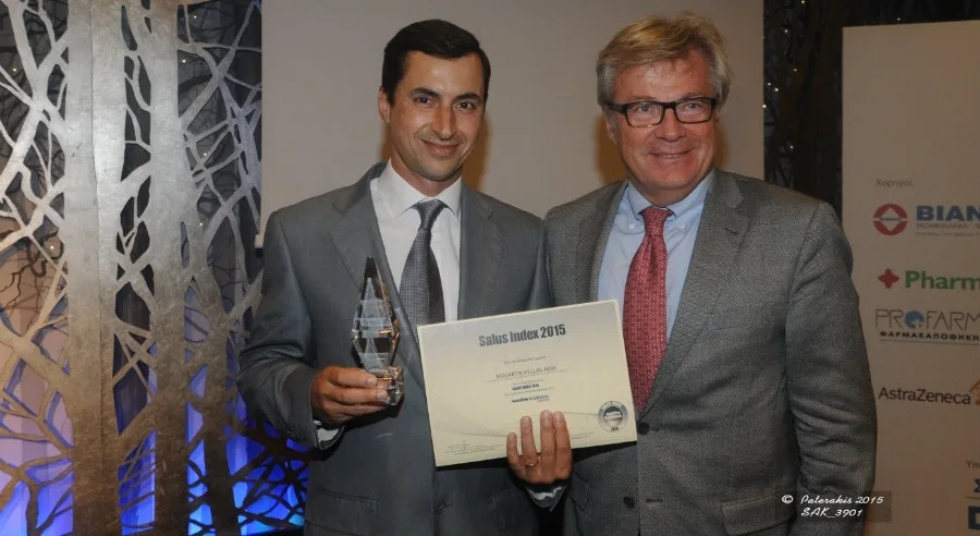 Διάκριση επιχειρηματικής αριστείας για τη Novartis Hellas