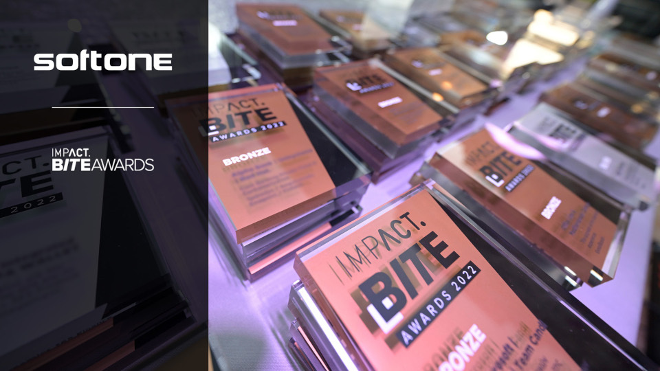 Πλήθος βραβεύσεων για τη SoftOne στα Impact BITE Awards 2022