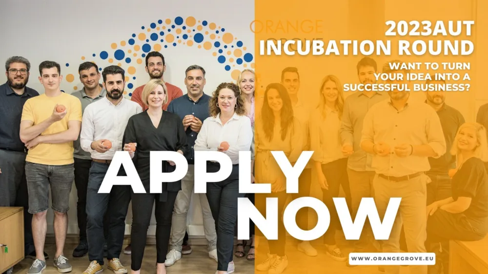 Ξεκινούν οι αιτήσεις υποβολής για το νέο κύκλο Incubation του Orange Grove
