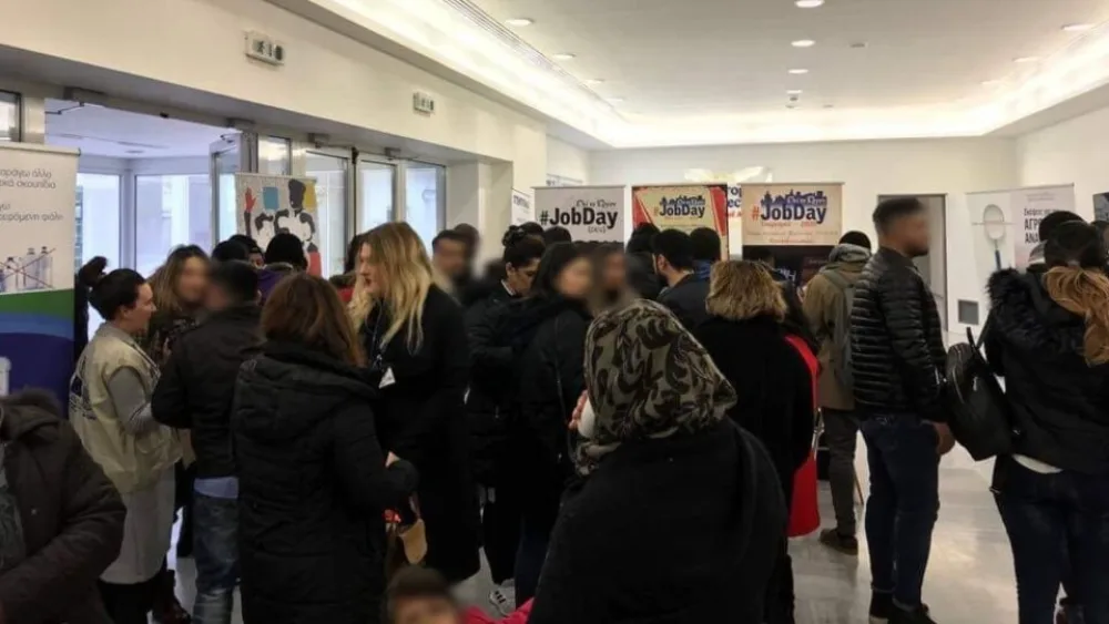 Εντυπωσιακή προσέλευση 600 επισκεπτών στο  #JobDay Προσφύγων