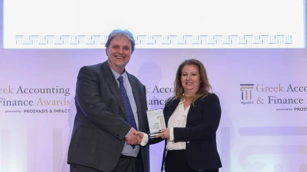 Χρυσή διάκριση για την KPMG στα βραβεία Greek Accounting & Finance Awards 2023