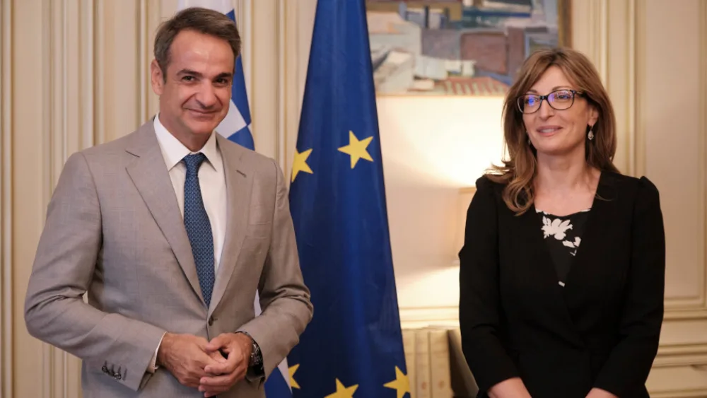 ​Συνάντηση Μητσοτάκη - Zaharieva για την πανδημία και τις εξελίξεις στην Ανατ. Μεσόγειο