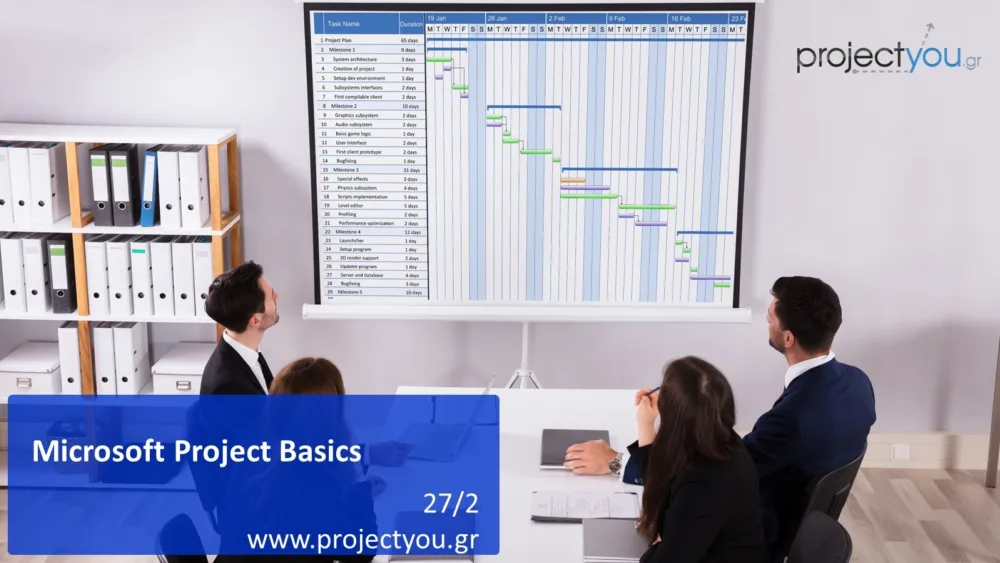 Σεμινάριο "Microsoft Project Basics" από την projectyou