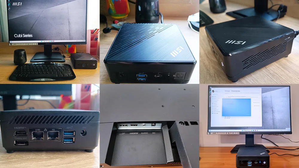 MSI Cubi 5 12M + Οθόνη MSI PRO MP243 Review: Ένα ευέλικτο δίδυμο για το γραφείο σας