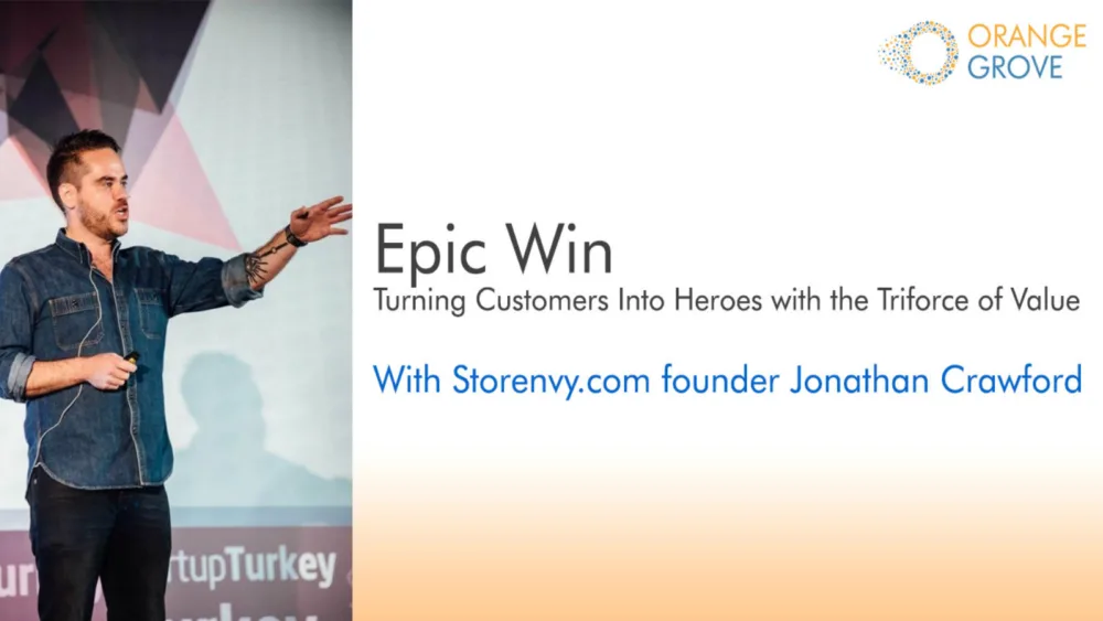 Ο Jonathan Crawford έρχεται από το San Francisco για να μοιραστεί τα μυστικά μιας επιτυχημένης startup