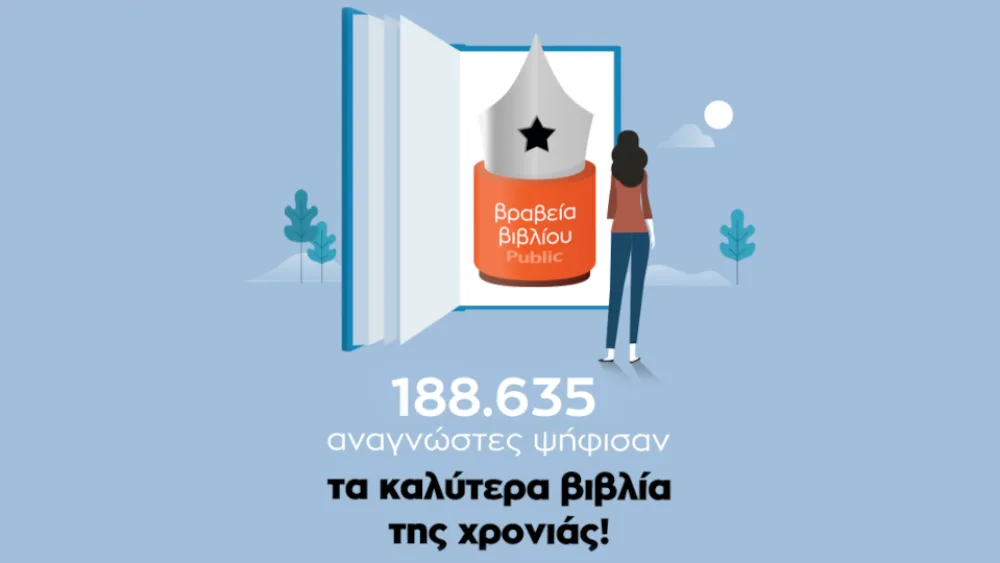 Οι νικητές των βραβείων βιβλίου Public 2020