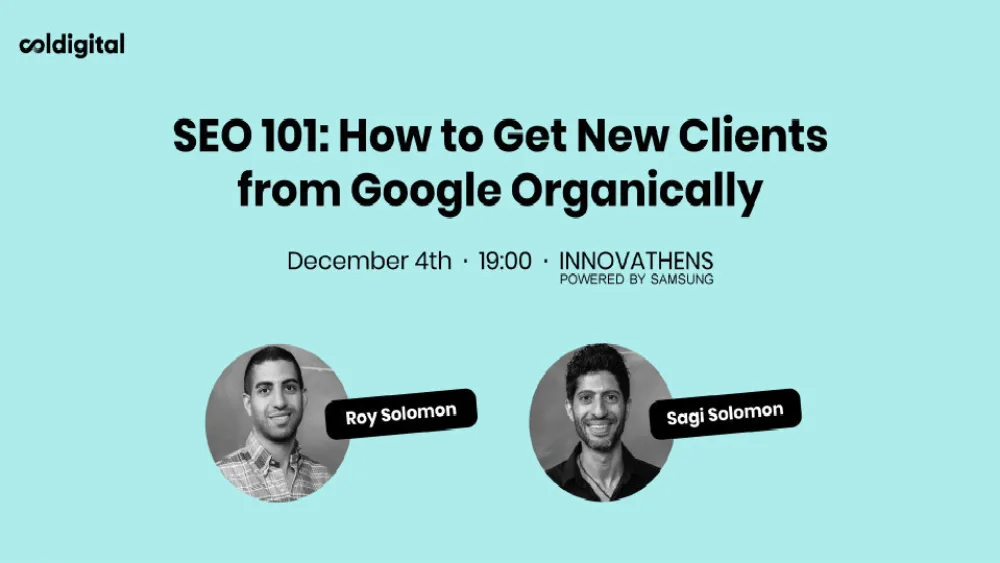 Innovathens: Ένα next generation SEO Meetup από την Coldigital