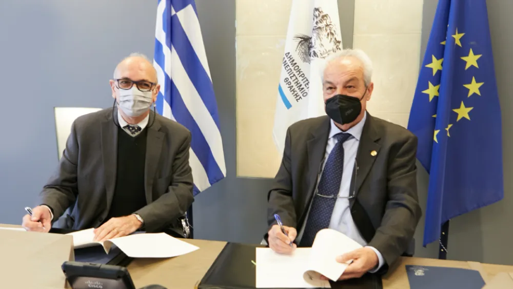 Το Δημοκρίτειο Πανεπιστήμιο Θράκης και ο ΣΕΒ υπογράφουν συμφωνία συνεργασίας