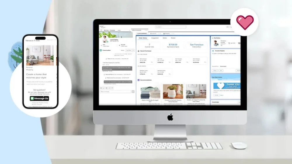 Η Salesforce διευρύνει τη συνεργασία με την Apple