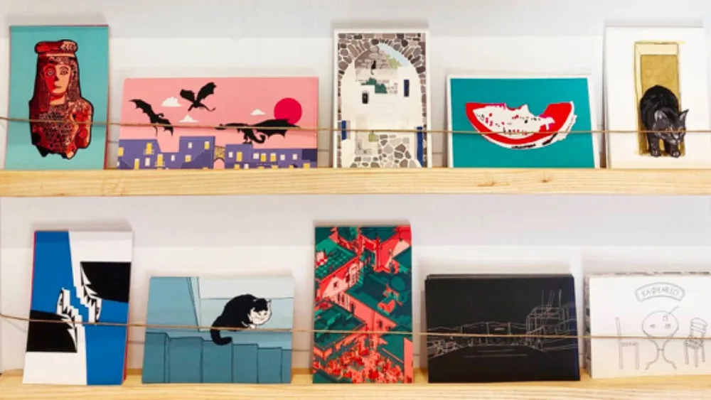 Καδράρουμε τα “κυκλαδίτικα” digital prints που φέραμε από τις διακοπές