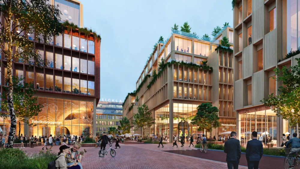Stockholm Wood City: Μια σύγχρονη συνοικία από ξύλο αλλάζει τα όρια της βιώσιμης αρχιτεκτονικής