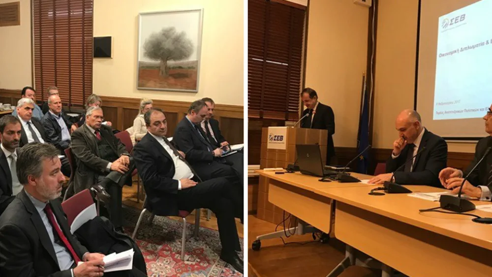 Ο ΣΕΒ στηρίζει τη σύμπραξη δυνάμεων των εξαγωγικών επιχειρήσεων και της οικονομικής διπλωματίας
