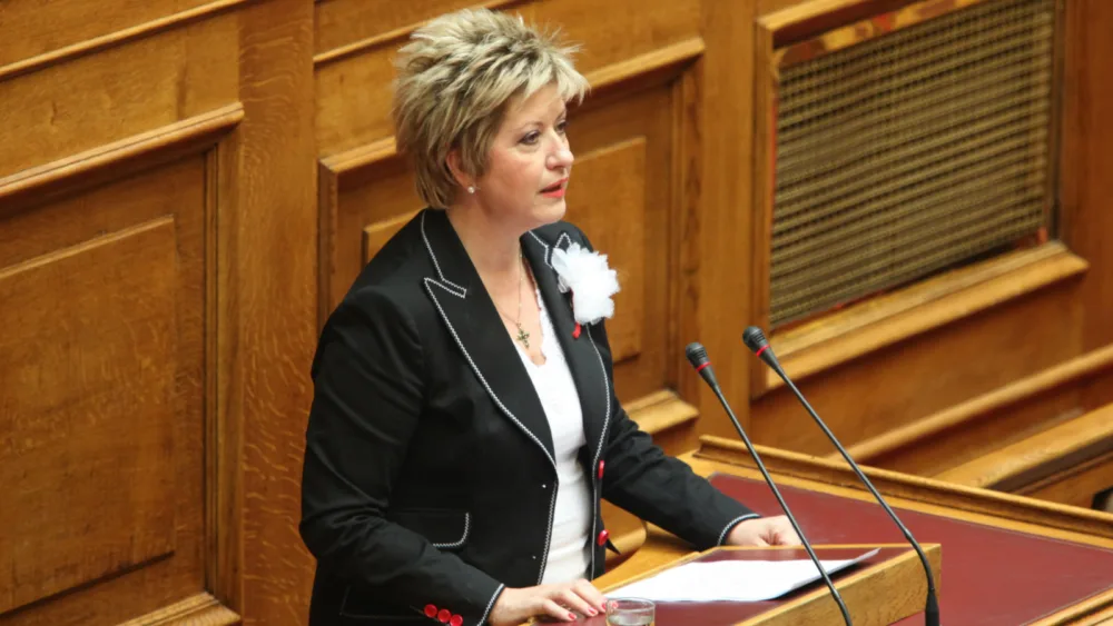 Συνάντηση του Προέδρου της ΓΣΕΒΕΕ, κ. Γ. Καββαθά με την Υφυπουργό Εσωτερικών, κα Κόλλια - Τσαρουχά.