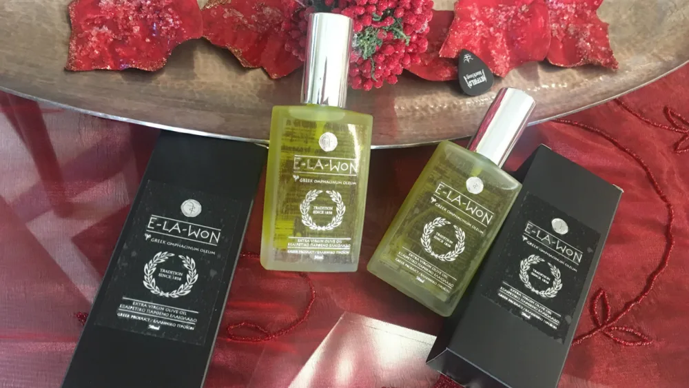 Αρώματα του ελαιόλαδου Ε-LA-WON σε συσκευασίες κολόνιας