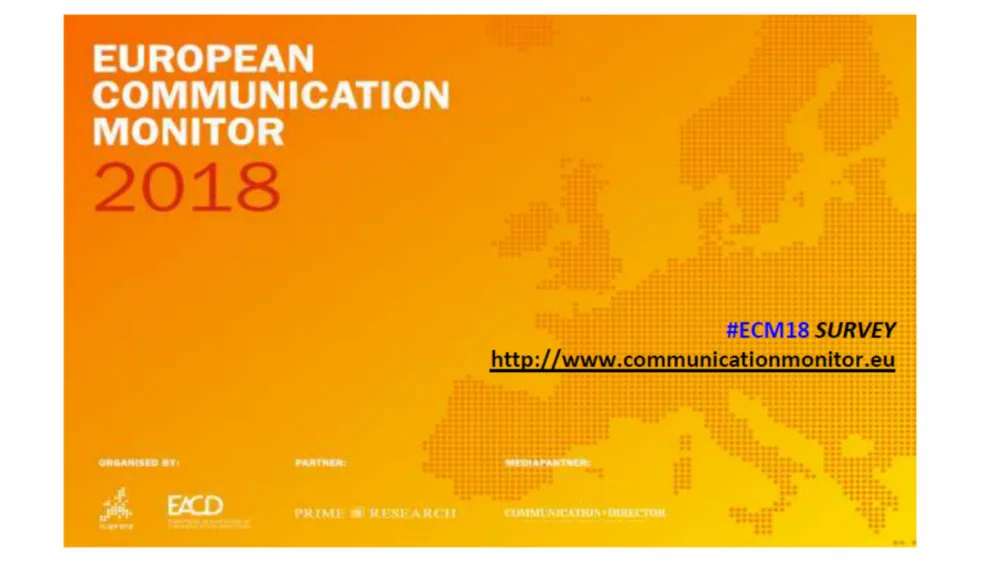 Ξεκίνησε η παγκόσμια έρευνα για την Επικοινωνία #ECM18 από το Ευρωπαϊκό Παρατηρητήριο Επικοινωνίας