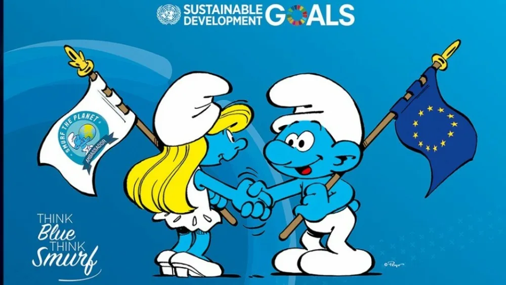 Η Ευρωπαϊκή Επιτροπή «στρατολογεί» τα Στρουμφάκια για τον παγκόσμιο καθαρισμό παραλιών