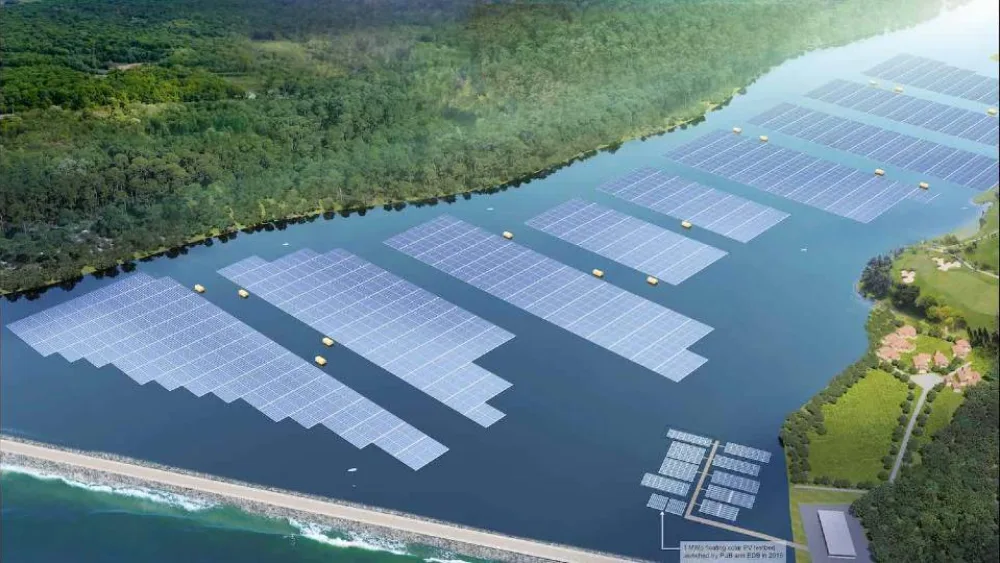 Ξεκίνησε η κατασκευή του μεγαλύτερου πλωτού φωτοβολταϊκού συστήματος