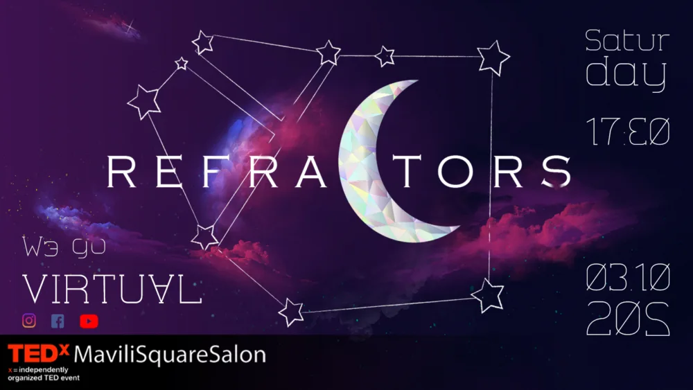 Refractors: ​Το πρώτο online event, πανελλήνιας εμβέλειας της TEDxMaviliSquareSalon​