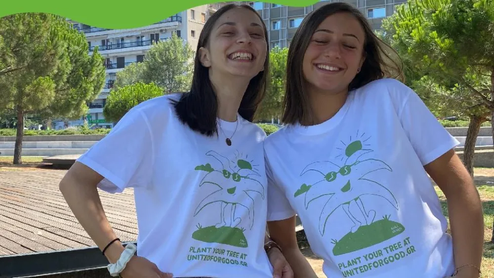 United For Good: Ενωνόμαστε για καλύτερη ζωή και πιο πράσινο μέλλον με «1 Μπλούζα = 1 Δέντρο»