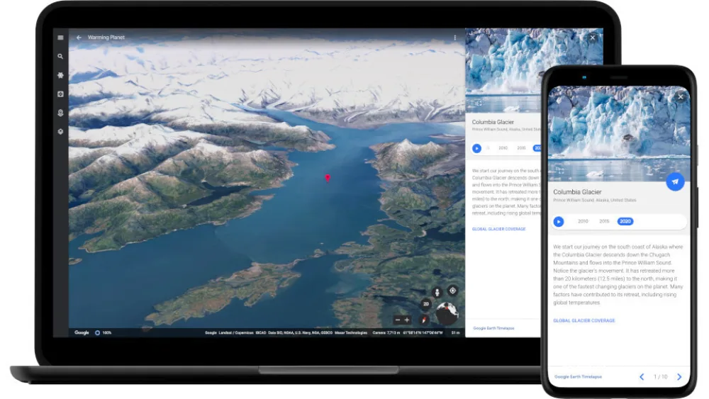 Νέα υπηρεσία Timelapse στο Google Earth​
