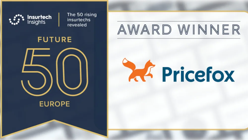 Το Pricefox στις top 50 ανερχόμενες Insurtech εταιρείες στην Ευρώπη