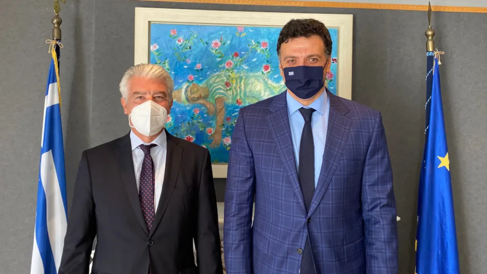 ​Συνάντηση Κικίλια - Γερμανού πρέσβη για περαιτέρω εμβάθυνση διμερούς συνεργασίας στον τουρισμό